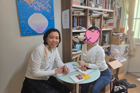 Preparing North Korean refugee single moms to speak